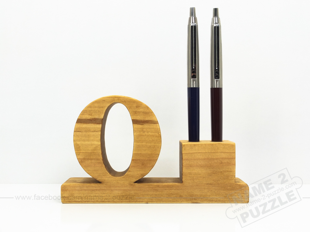 3d wooden pen holder