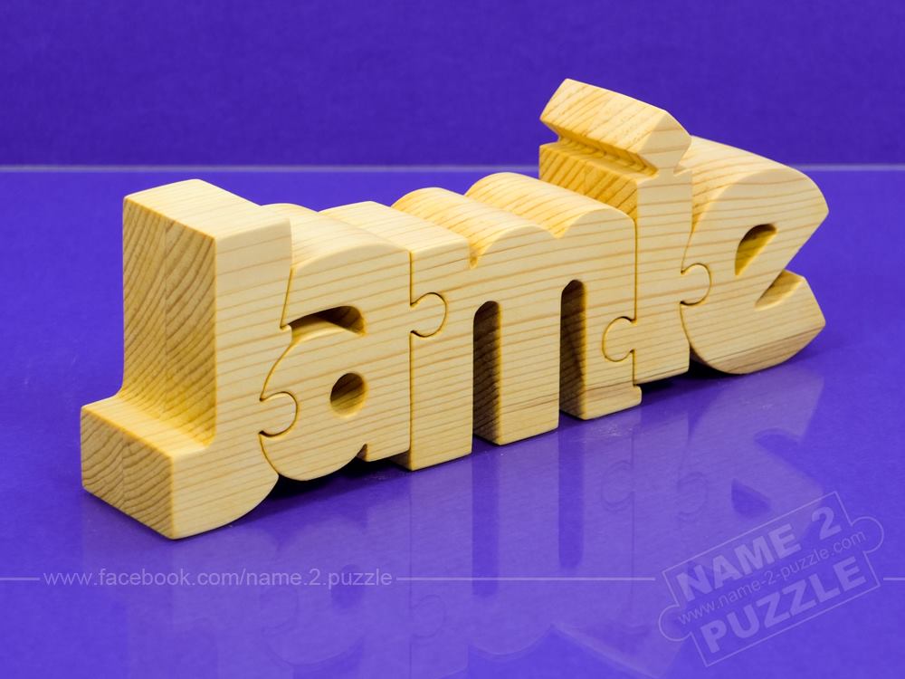 personalized wooden name puzzles and pen holders