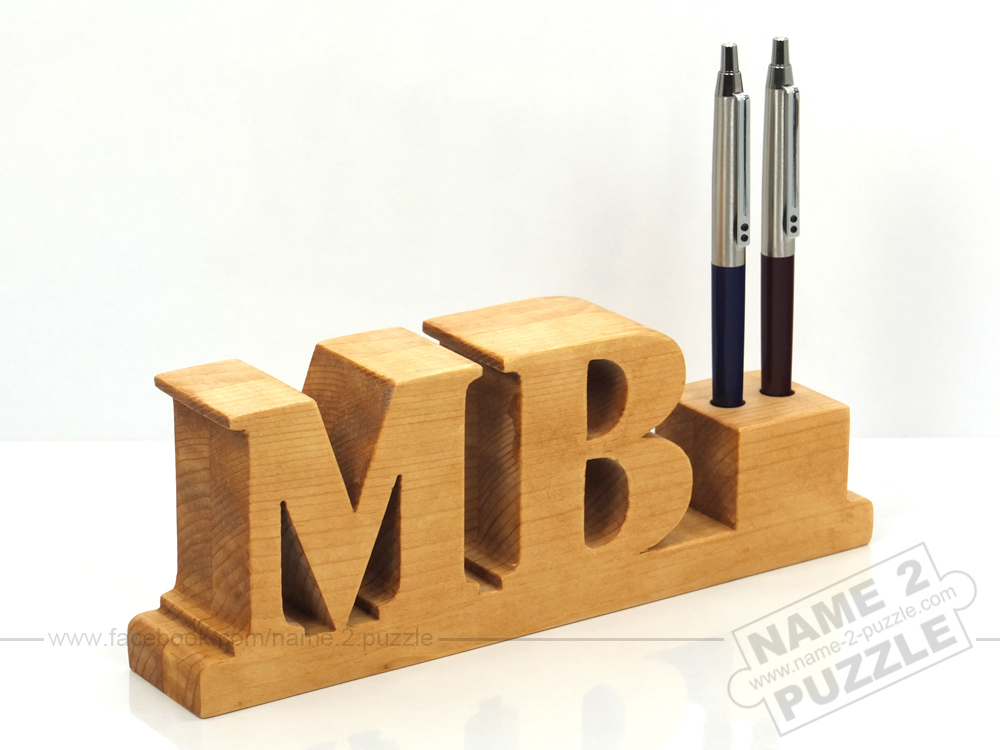 Name Puzzles and Pen Holders